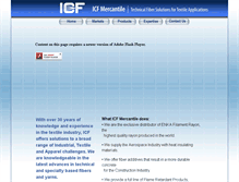 Tablet Screenshot of icfmercantile.com